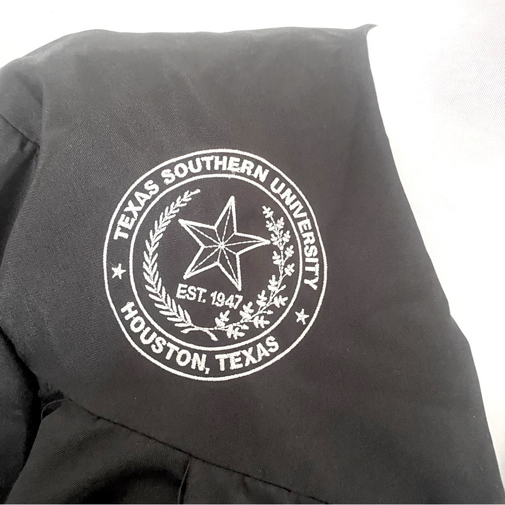 Jostens Graduation Ceremony Gown Texas Southern University 5’10 - 6’0 Black EUC - Picture 2 of 5